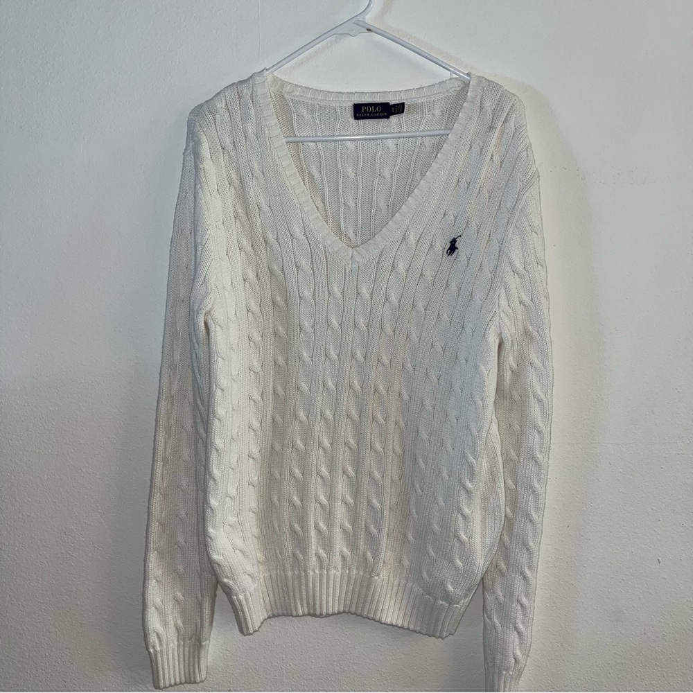 Ralph Lauren Women's White Sweater